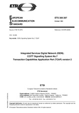 Die Norm ETSI ETS 300287-ed.1 3.10.1993 Ansicht