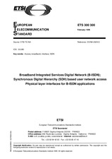 Die Norm ETSI ETS 300300-ed.1 17.2.1995 Ansicht