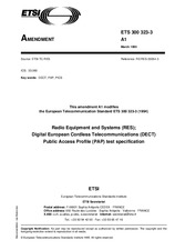 Die Norm ETSI ETS 300323-3-ed.1/Amd.1 15.3.1995 Ansicht