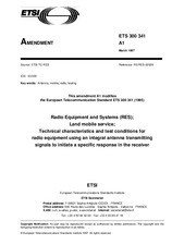 Die Norm ETSI ETS 300341-ed.1/Amd.1 15.3.1997 Ansicht