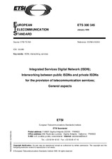 Die Norm ETSI ETS 300345-ed.1 15.1.1995 Ansicht