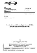 Die Norm ETSI ETS 300354-ed.1 9.8.1995 Ansicht