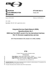 Die Norm ETSI ETS 300356-15-ed.1 21.2.1995 Ansicht