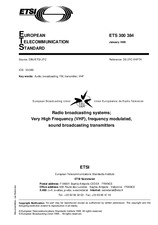 Die Norm ETSI ETS 300384-ed.1 15.1.1995 Ansicht