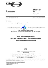 Die Norm ETSI ETS 300384-ed.1/Amd.1 28.2.1997 Ansicht