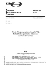 Die Norm ETSI ETS 300387-ed.1 15.5.1994 Ansicht