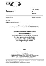 Die Norm ETSI ETS 300390-ed.1/Amd.1 15.3.1997 Ansicht