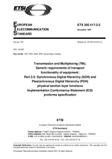 Die Norm ETSI ETS 300417-2-2-ed.1 15.11.1997 Ansicht