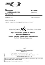 Die Norm ETSI ETS 300421-ed.1 14.12.1994 Ansicht