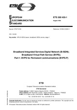 Die Norm ETSI ETS 300455-1-ed.1 15.8.1995 Ansicht