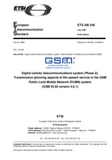 Die Norm ETSI ETS 300540-ed.6 21.7.1999 Ansicht