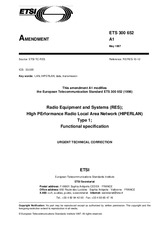 Die Norm ETSI ETS 300652-ed.1/Amd.1 15.5.1997 Ansicht