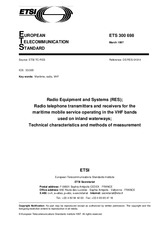 Die Norm ETSI ETS 300698-ed.1 15.3.1997 Ansicht