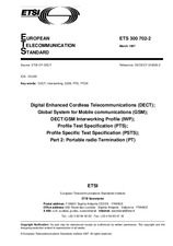 Die Norm ETSI ETS 300702-2-ed.1 31.3.1997 Ansicht