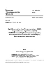 Die Norm ETSI ETS 300705-2-ed.1 30.6.1997 Ansicht