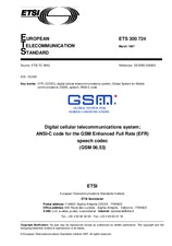 Die Norm ETSI ETS 300724-ed.1 30.3.1997 Ansicht