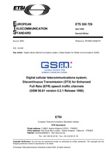 Die Norm ETSI ETS 300729-ed.2 28.4.2000 Ansicht