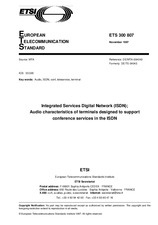 Die Norm ETSI ETS 300807-ed.1 15.11.1997 Ansicht