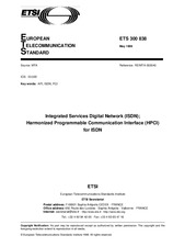 Die Norm ETSI ETS 300838-ed.1 31.5.1998 Ansicht