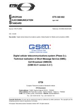 Die Norm ETSI ETS 300902-ed.1 30.4.1997 Ansicht