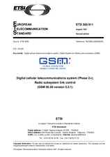 Die Norm ETSI ETS 300911-ed.2 30.8.1997 Ansicht