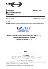 Die Norm ETSI ETS 300918-ed.1 30.4.1997 Ansicht