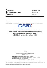 Die Norm ETSI ETS 300934-ed.5 10.12.1998 Ansicht