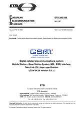 Die Norm ETSI ETS 300938-ed.1 30.4.1997 Ansicht