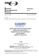 Die Norm ETSI ETS 300941-ed.1 30.5.1997 Ansicht