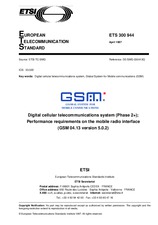 Die Norm ETSI ETS 300944-ed.1 30.4.1997 Ansicht