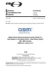 Die Norm ETSI ETS 300945-ed.5 15.7.1998 Ansicht