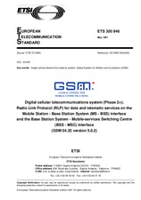 Die Norm ETSI ETS 300946-ed.1 30.5.1997 Ansicht