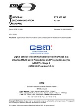 Die Norm ETSI ETS 300947-ed.1 30.5.1997 Ansicht