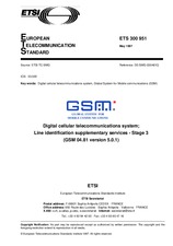 Die Norm ETSI ETS 300951-ed.1 30.5.1997 Ansicht
