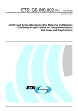 Die Norm ETSI GS INS 002-V1.1.1 3.9.2010 Ansicht