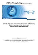 Die Norm ETSI GS INS 006-V1.1.1 4.11.2011 Ansicht