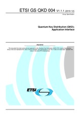 Die Norm ETSI GS QKD 004-V1.1.1 3.12.2010 Ansicht