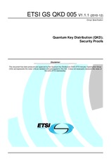 Die Norm ETSI GS QKD 005-V1.1.1 9.12.2010 Ansicht