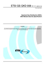 Die Norm ETSI GS QKD 008-V1.1.1 9.12.2010 Ansicht