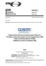 Die Norm ETSI GTS GSM 02.01-V5.5.0 30.8.1999 Ansicht