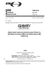 Die Norm ETSI GTS GSM 02.30-V5.1.0 30.3.1996 Ansicht