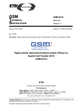 Die Norm ETSI GTS GSM 02.91-V5.1.1 31.3.1997 Ansicht