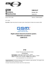 Die Norm ETSI GTS GSM 03.07-V5.0.0 30.11.1996 Ansicht