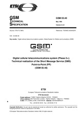 Die Norm ETSI GTS GSM 03.40-V5.2.0 30.5.1996 Ansicht