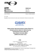 Die Norm ETSI GTS GSM 03.49-V5.5.0 15.8.1997 Ansicht