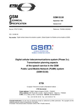 Die Norm ETSI GTS GSM 03.50-V5.0.0 30.9.1996 Ansicht