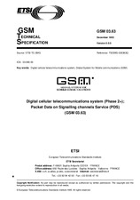 Die Norm ETSI GTS GSM 03.63-V5.0.0 15.2.1996 Ansicht