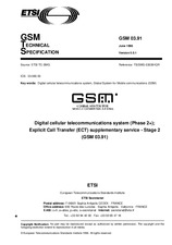 Die Norm ETSI GTS GSM 03.91-V5.0.1 30.6.1996 Ansicht