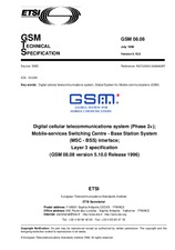 Die Norm ETSI GTS GSM 08.08-V5.10.0 31.7.1998 Ansicht