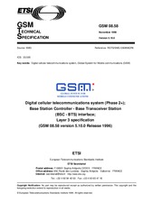 Die Norm ETSI GTS GSM 08.58-V5.10.0 30.11.1999 Ansicht